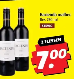 Boni Hacienda malbec aanbieding