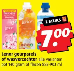Boni Lenor geurparels of wasverzachter aanbieding