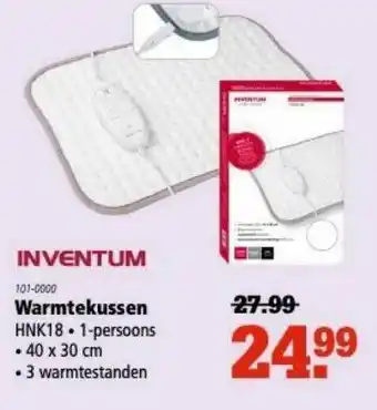 Marskramer Inventum Warmtekussen HNK18 aanbieding