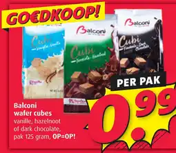 Boni Balconi wafer cubes aanbieding