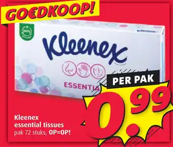 Boni Kleenex essential tissues aanbieding
