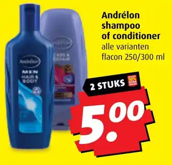 Boni Andrélon shampoo of conditioner aanbieding
