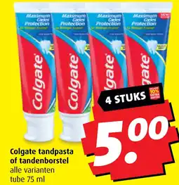 Boni Colgate tandpasta of tandenborstel aanbieding