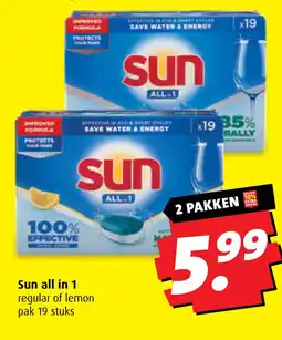 Boni Sun all in 1 aanbieding