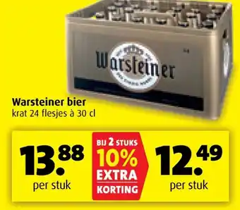 Boni Warsteiner bier aanbieding
