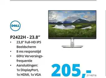 Paradigit Dell P2422H - 23.8 aanbieding