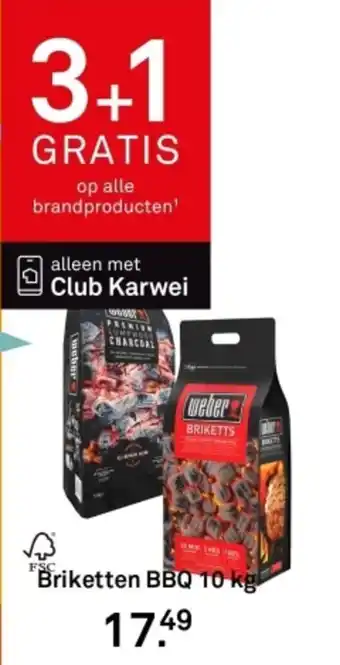 Karwei Briketten BBQ aanbieding