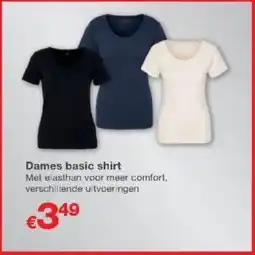Kik Dames basic shirt aanbieding