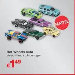 Kik Hot Wheels auto aanbieding