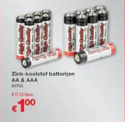 Kik Zink koolstof batterijen aanbieding