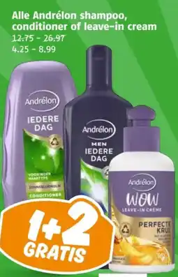 Poiesz Alle Andrélon shampoo, conditioner of leave in cream aanbieding