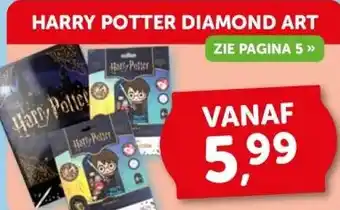Boekenvoordeel HARRY POTTER DIAMOND ART aanbieding