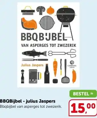 Boekenvoordeel BBQBijbel - julius Jaspers aanbieding
