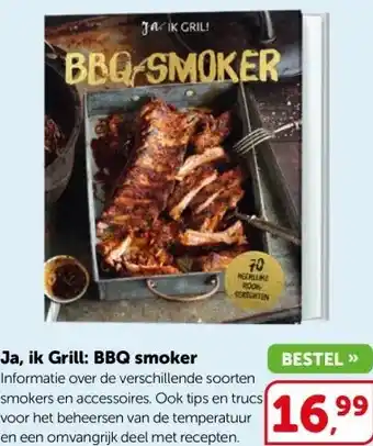 Boekenvoordeel Ja, ik Grill: BBQ smoker aanbieding