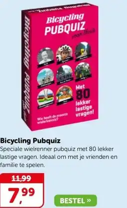 Boekenvoordeel Bicycling Pubquiz aanbieding