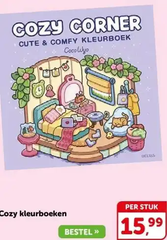 Boekenvoordeel Cozy kleurboeken aanbieding