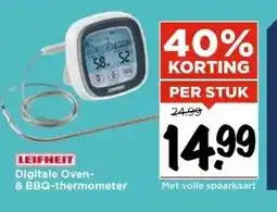 Vomar Voordeelmarkt LEIFHEIT Digitale Oven- & BBQ-thermometer aanbieding