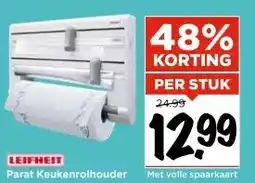 Vomar Voordeelmarkt LEIFHEIT Parat Keukenrolhouder aanbieding