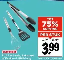 Vomar Voordeelmarkt LEIFHEIT ProLine Garde, Bakspatel of Keuken-& BBQ-tang aanbieding