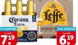 Hoogvliet Leffe, Grolsch Speciaalbier, Corona of Amstel Radler aanbieding