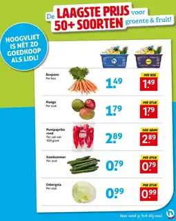 Hoogvliet HOOGVLIET IS NÉT ZO GOEDKOOP ALS LIDL! aanbieding