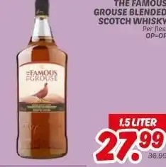 Dekamarkt GROUSE BLENDED SCOTCH WHISKY aanbieding