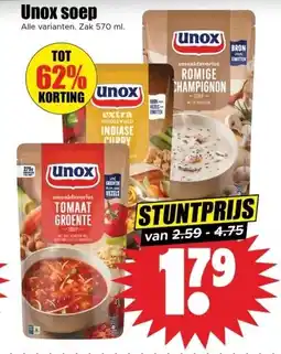 Dirk Unox soep aanbieding