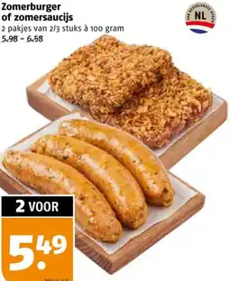 Poiesz Zomerburger of zomersaucijs aanbieding