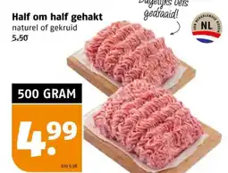 Poiesz Half om half gehakt aanbieding