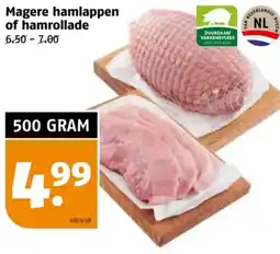 Poiesz Magere hamlappen of hamrollade aanbieding