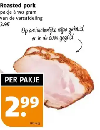 Poiesz Roasted pork aanbieding