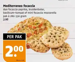 Poiesz Mediterraneo focaccia aanbieding