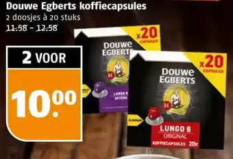 Poiesz Douwe Egberts koffiecapsules aanbieding