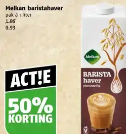 Poiesz Melkan baristahaver aanbieding