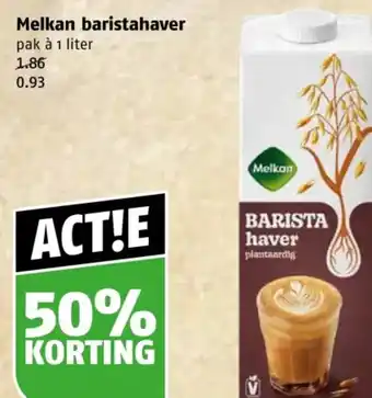 Poiesz Melkan baristahaver aanbieding