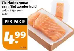 Poiesz Vis Marine verse zalmfilet zonder huid aanbieding