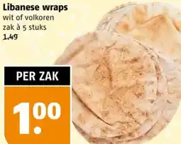 Poiesz Libanese wraps aanbieding