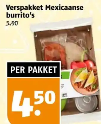 Poiesz Verspakket Mexicaanse burrito's aanbieding