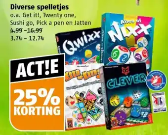 Poiesz Diverse spelletjes aanbieding