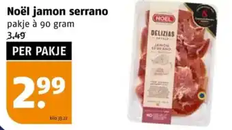Poiesz Noël jamon serrano aanbieding