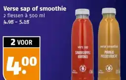 Poiesz Verse sap of smoothie aanbieding