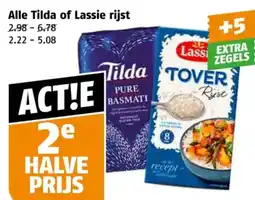 Poiesz Alle Tilda of Lassie rijst aanbieding