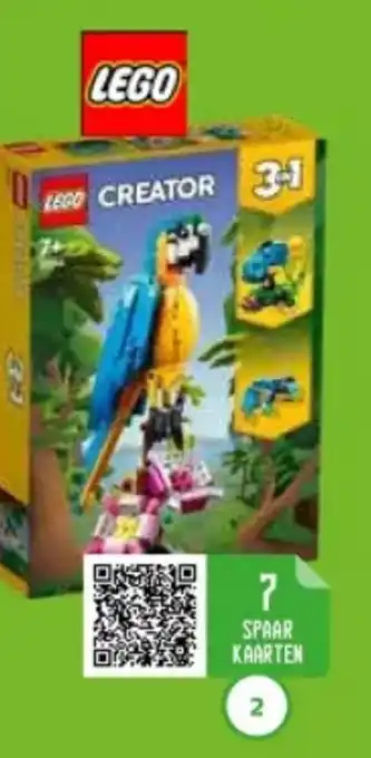 Poiesz Lego Exotische papegaai aanbieding