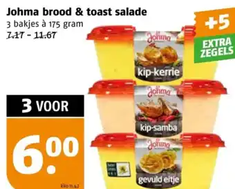 Poiesz Johma brood & toast salade aanbieding
