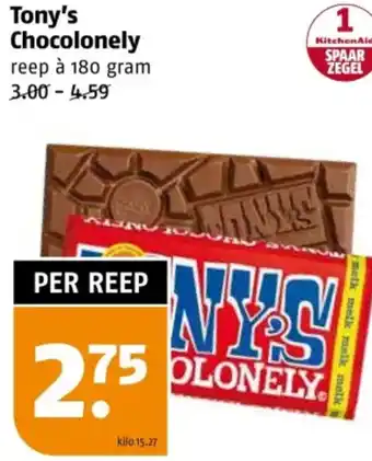 Poiesz Tony's Chocolonely aanbieding