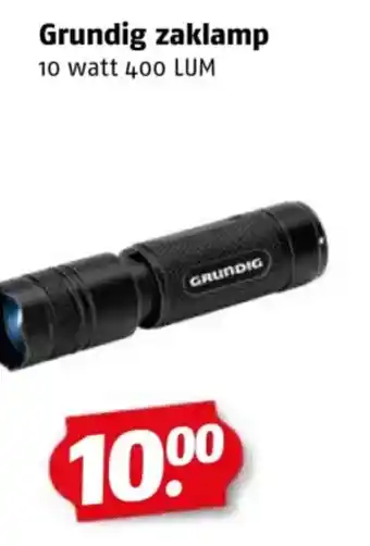 Poiesz Grundig zaklamp aanbieding