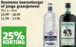 Poiesz Boomsma beerenburger of jonge graanjenever aanbieding