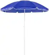 Bol.com Blauwe strand Parasol van nylon aanbieding