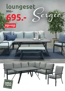 Deka Tuin Sergie loungeset aanbieding