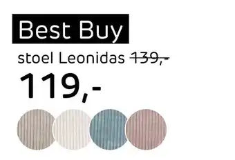 Henders & Hazel Stoel Leonidas aanbieding